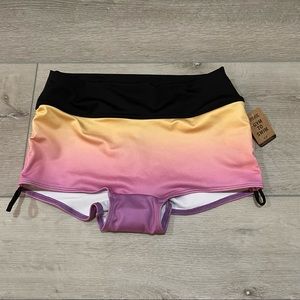 PINK ACTIVE Gym to Swim Ruched Shorts Bottoms (Victoria Secret)